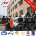 36KV round 1.5 safty factor 17m galvanized electric steel pole for Costa Rica